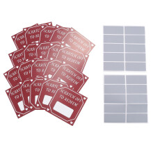 20-Pack Love Voucher Scratch Off Cards - Romantic Coupons for Couples, Perfect for Wedding, Anniversary, Birthday