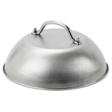 Griddle Accessories Heavy Duty 9in Wide Smashed Burger Melting Cheese Dome Cover Stainless Steel Basting Steaming Cover