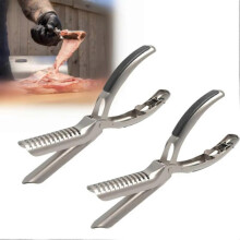 Rib Prep Pro, Stainless Steel Rib Membrane Remover Tool, Rib Membrane Removal Kit, Kitchen/Grill Gadget for BBQ Rib Prep