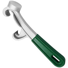 Manual Bucket Opener Tool 5 Gallon - Heavy-Duty Aluminum Lid Pail Wrench with Non-Slip Rubber Grip, Effortlessly Open