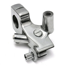 6pcs 25mm 1inch Motorcycle Clutch Lever Mount Holder for  Shadow 600 VT750 Silver Aluminum Alloy