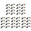 40 Pcs Electric Planer Carbon Brush Replacement for  12 X 8 X 5mm CB51 2