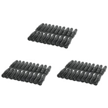30 Par XLR 3-Stifts Mikrofon Ljudkablar Pluggkontakter Hane MIC Snake Plug Kabelkontakter