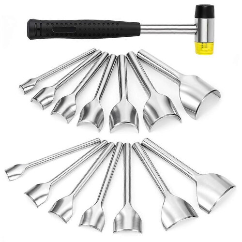 14 Sizes Leather Corner Punch Set