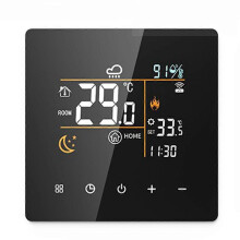 Tuya Smart Thermostat for Home Home Automation Black