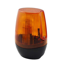 AC DC 12-265V LED Gate Flashing Light Lamp Alarms Lamp for Swing Sliding Gate/Barrier Gate Signal Strobe Flashing Lamp
