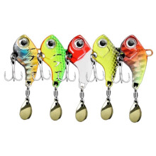 5-Piece Metal VIB Fishing Lure Kit,Sinking Spinner Spoon, Artificial Bait Jigs for Freshwater and Saltwater Use