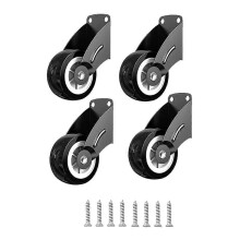 4-Pack 2inch Gate Wheels, Anti-Sag Door Bottom Support Wheels, Anti-Friction Casters Repair Dropping Wooden Doors