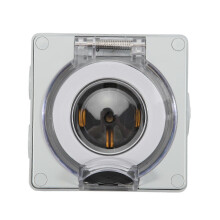 50Amp Power Outlet Box,125/250Volt NEMA 14-50R Receptacle Outdoor Dustproof and Weatherproof for Electric Vehicles