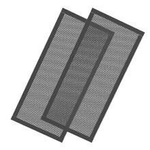 Floor Vent Covers, Strong Magnetic Vent Mesh Air Vent Filters, 4x10Inch PVC Floor Register Vent Screens, 2PCS