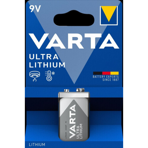 VARTA Ultra Lithium 9V-batterij