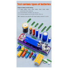 2X Nouveau Banc D'Essai de Batterie 20A 4 Fils 18650 Testeur de Capacité de Résistance Interne Détecteur de Courant Voltmètre BOÎtE