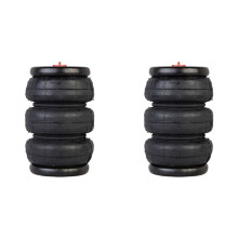 2X Single 1/2 Port Zoll NPT Luftfederung 113 mm Federung Gummistoßdämpfer für LKW