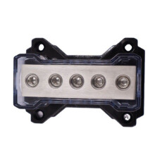 2X Power Distribution Block Splitter Car Audio Modified Power Amplifier Ground Wire Hub Negative Ground Junction Box