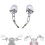 Handlebar Mount Mirrors for Dyna Glide Road Glide 1200 883 Rearview Mirrors, Chrome 3