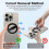 Magnetic Silicone Ring Grip Phone Holder,Rotating Finger Loop Ring Grip Holder,Soft and Portable,Magnetic Bracket 6