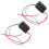 2Pcs DC 3.6V-6V to 20kv Boost Step Up Power Module High Voltage Generator Transformer Converter Mod 3