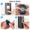 Toothpaste Dispenser, Toothpaste Squeezer Automatic Toothpaste Dispenser for Kids, Wall-Mounted Toothbrush Holder,C 3