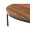 Bellini Round Nesting Coffee Table - Walnut 5