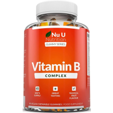 Vitamin B Complex Gummies for Adults & Kids (12+) - 90 Vegan Gummies