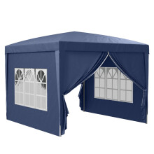 3x3m Pop Up Gazebo – UV & Water Resistant Blue Tent