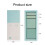 Portable Blank Sticky Notes, Self-Stick Index Tabs Organizer for Planner, Journal, Calendar, 480 Sheets, Green 7