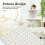 Ceramic Refractory Pad, 96 Points Bar Stilt Pottery Kiln Ceramic Refractory Support Pad Ceramic Refractory Support 4