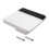 Tuya Smart ZigBee 3.0 Wireless Remote Control LED Display Switch Glass Touch Switch White EU Plug 5