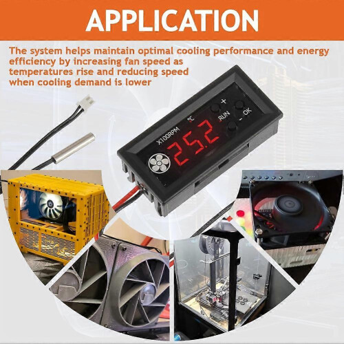 4-Wire PWM Fan Temperature Controller 1