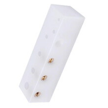 Vertical Round Rod Punching Block - Easy Center Positioning DIY Model Making Tool - Center Punching Block