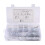 180 Pcs A1288 Split Galvanized R-Type Latch Bolt Cotter Pin Lockpin R Shape Cotter Pin 1