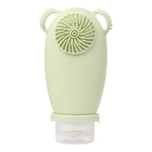 Silicone Travel Refillable Bottle Cleansing Brush Portable Shampoo Bottles Lotion Cosmetics Container H