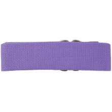 Fashion Yoga Accessories Waist Adjustable Fitness Leg 180CM Stretch Training Strap D-Ring Cotton Belt Buckle Dark