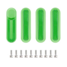 Wheel Cover Protective Shells Reflective Stickers for M365/Pro/Pro 2/1S/3 Electric Scooter Accessories Green