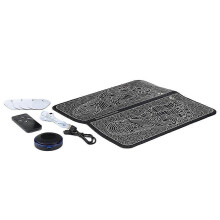 EMS Foot Massager Mat with 8 Modes and 19 Gears, Portable and Waterproof, Ideal for Home and Travel