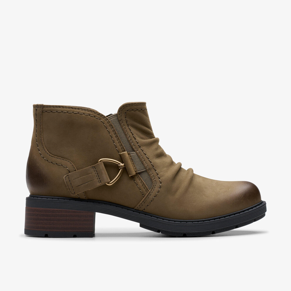 Clarks (Standard, 5 (Adults')) Hearth Clara Slate Nubuck