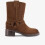 Clarks Chai Bliss Dark Tan Suede 1
