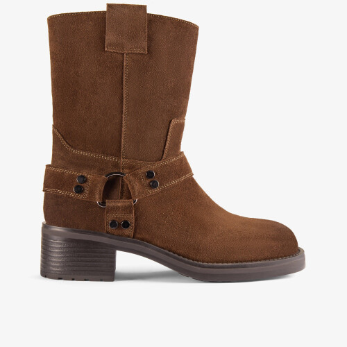 Clarks Chai Bliss Dark Tan Suede