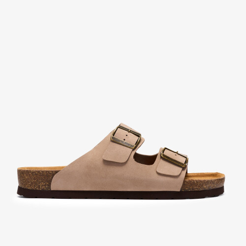 Clarks (Standard, 7 (Adults')) Sidmouth Strap Sand Nubuck