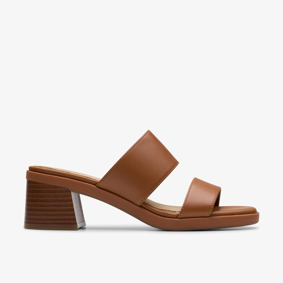 Clarks (Standard, 3 (Adults')) Jaylan Dusk Tan Leather