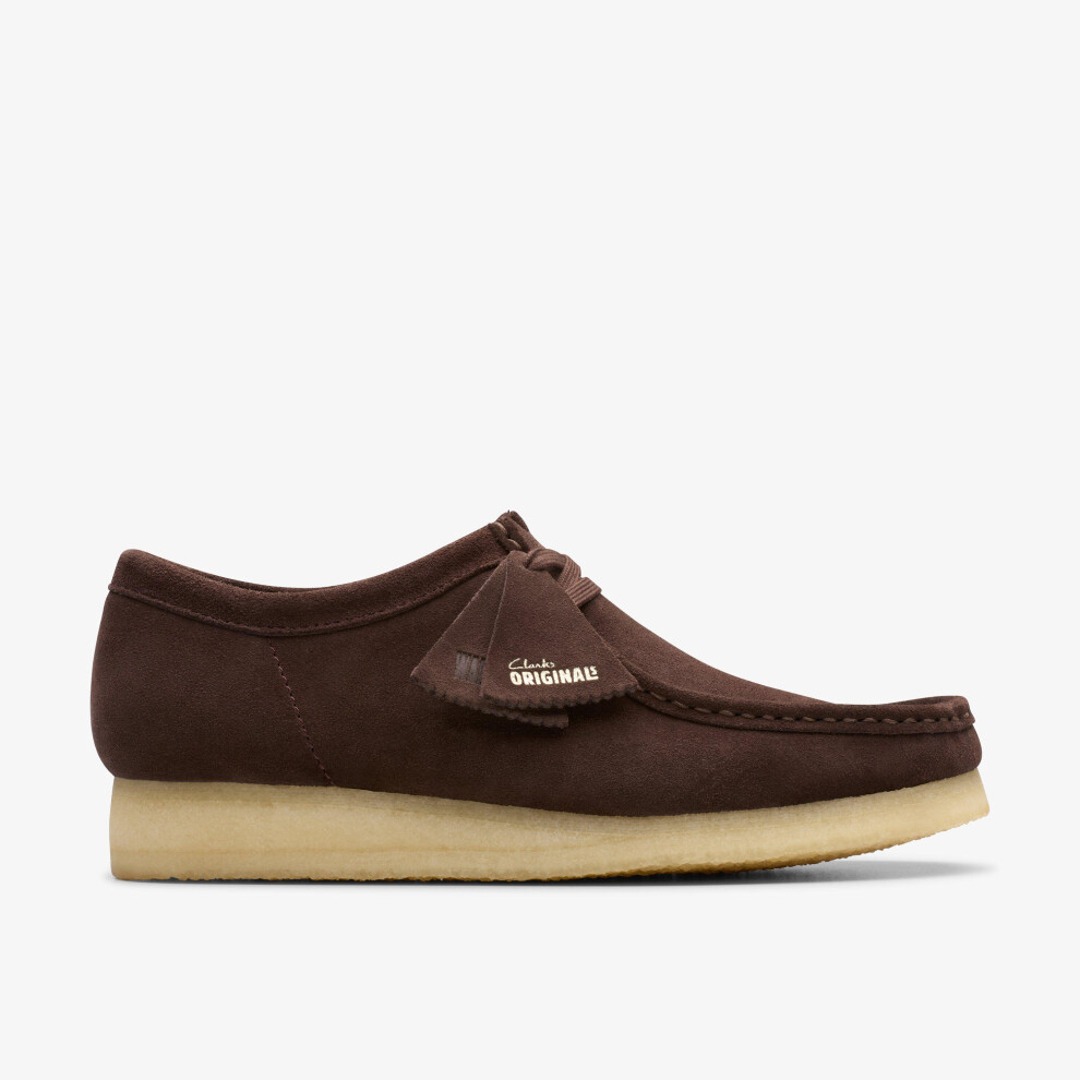 Clarks (Standard, 10.5 (Adults')) Wallabee Dark Brown Suede