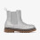 Clarks (Wide, 4 (Children's)) AdelaideFly T. Silver Metallic 1