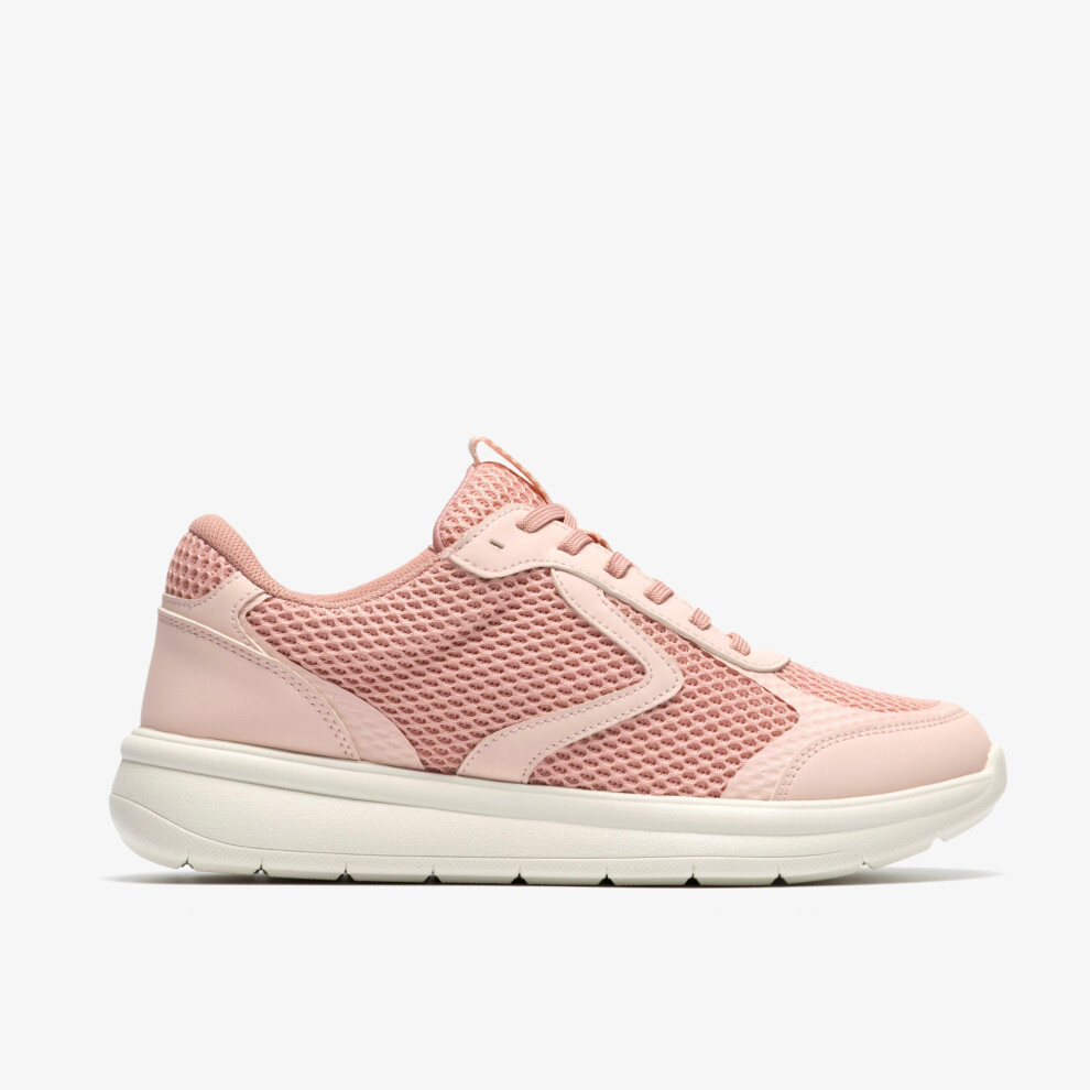 Clarks (Standard, 4 (Adults')) Ezrinn Tie Dusty Pink
