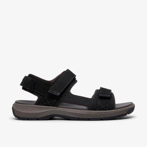 Clarks Guideview Trek Black Leather