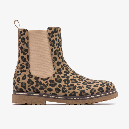 Clarks (Wide, 9 (Children's)) AdelaideFly K. Leopard Print