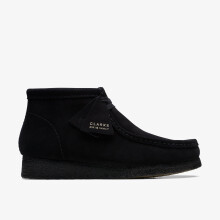 (Standard, 6.5 (Adults')) Wallabee Boot Black Sde