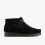 Clarks (Standard, 3.5 (Adults')) Wallabee Boot. Black Sde 1