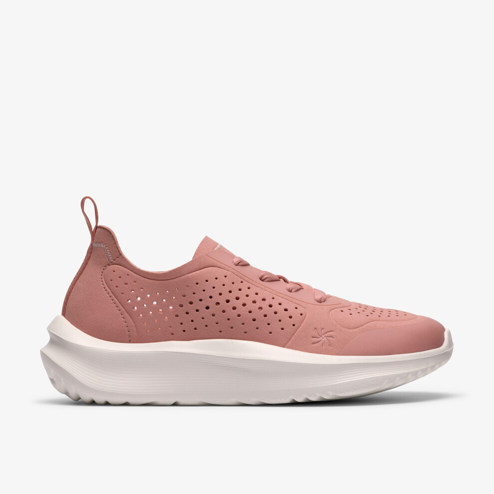 Clarks (Standard, 5 (Adults')) Solevana Tie Dusty Pink