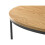 Bellini Round Nesting Coffee Table - Oak 4
