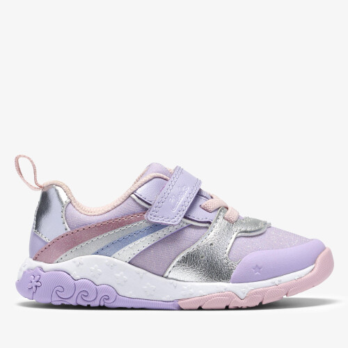 Clarks (Standard, 4 (Children's)) Tidal Hope T. Lilac Combi